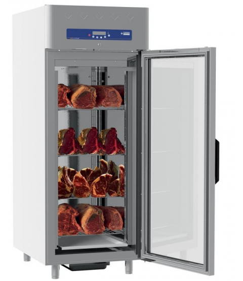 ARMOIRE DE MATURATION VIANDE 850 L, PORTE VITRÉE 20 GN 2/1 - DIAMOND