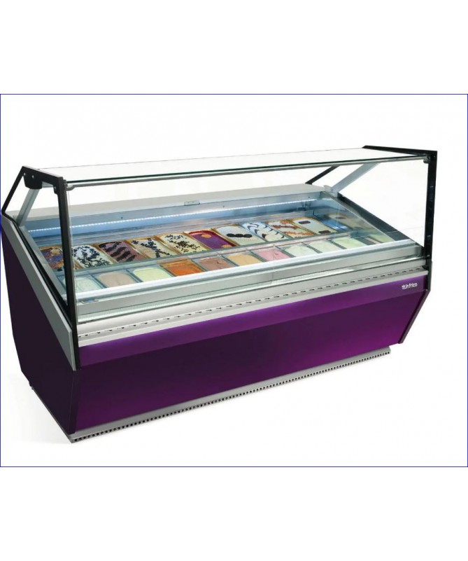 Vitrine à glace professionnel serie corial- 14 x 8 bacs - INFRICO Vitrine à glace professionnel serie corial- 14 x 8 bacs - INFRICO