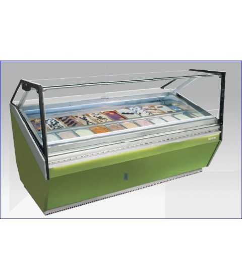 Vitrine à glace professionnel serie corial- 20 x 14 bacs - INFRICO