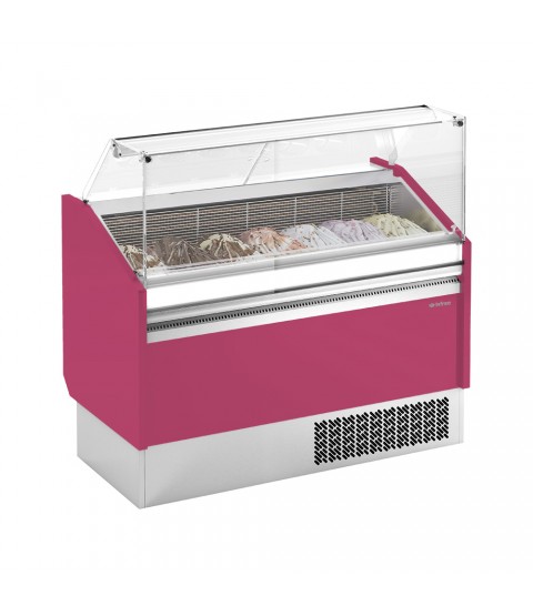 Vitrine pour glace statique - bacs 10 + 10 - INFRICO