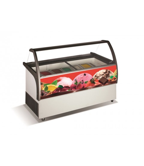 Vitrine à glace 9 bacs 5L - COMBISTEEL