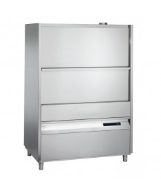 Lave batterie professionnel - double paroi - Hauteur utile 800mm - COMBISTEEL