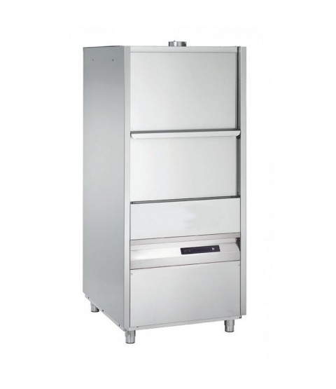 Lave batterie professionnel - double paroi - Hauteur utile 650mm - COMBISTEEL